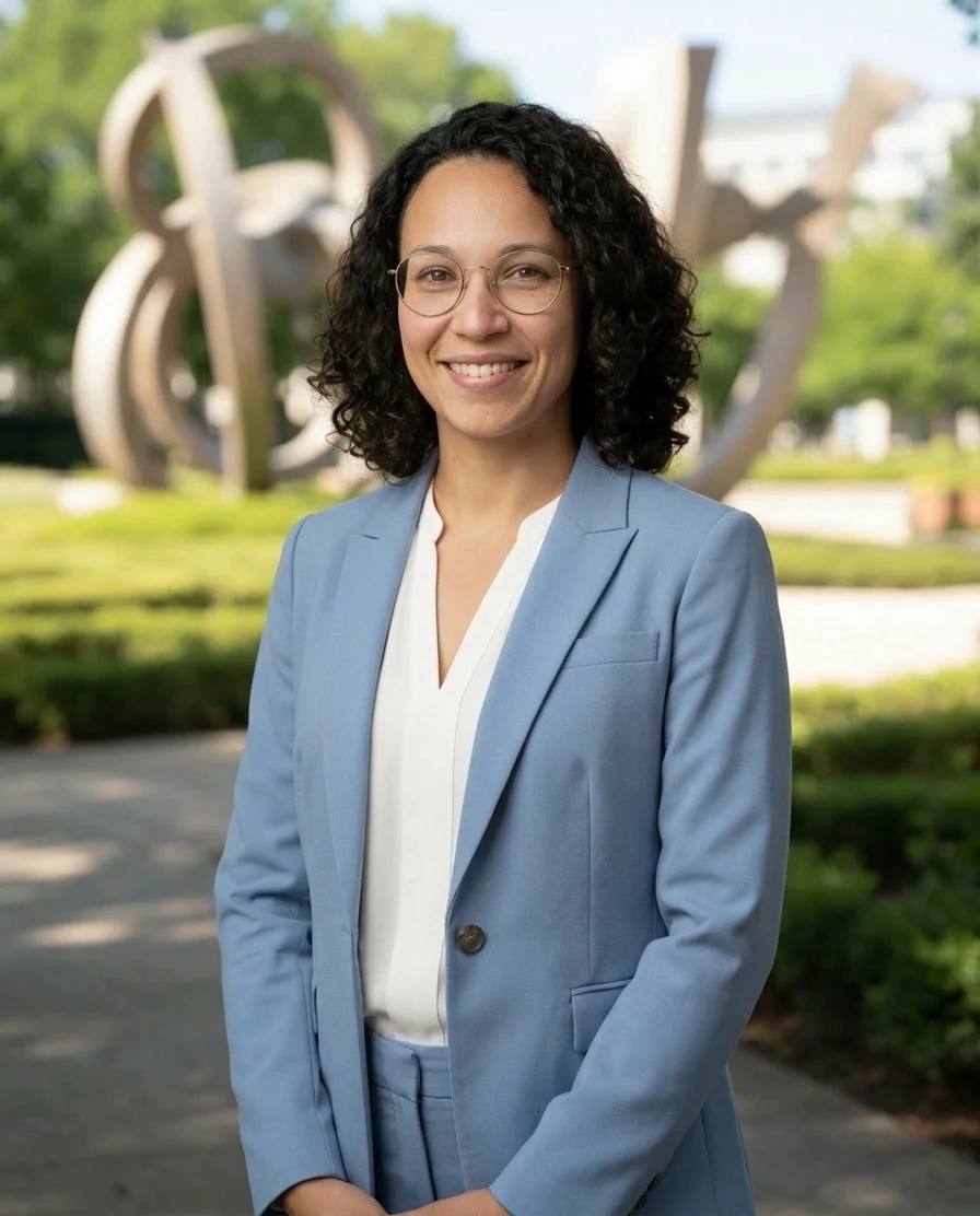 Three-Quarter camera position example showing thighs-up framing