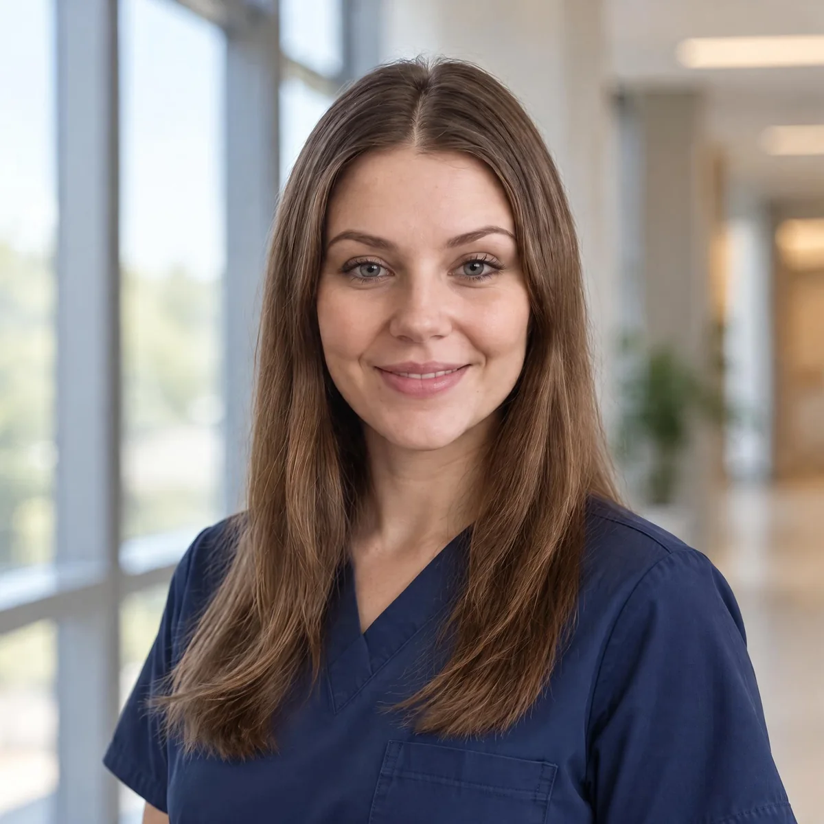 Scrubs Set Navy, Bright Lobby